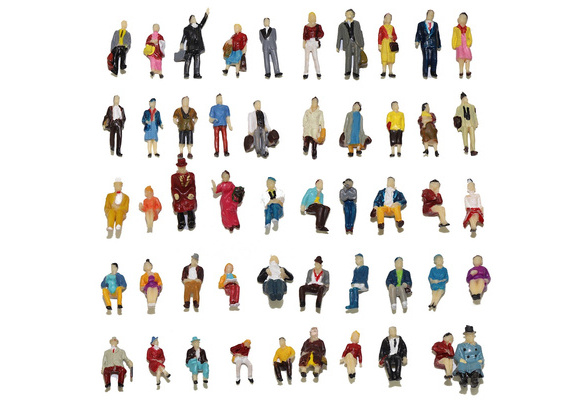 60pcs Model HO Scale 1:87 All Seated People 1:87 Sitting Figure Passengers P8711 60pcs Model HO Scale 1:87 All Seated People 1:87 Sitting Figure Passengers P8711