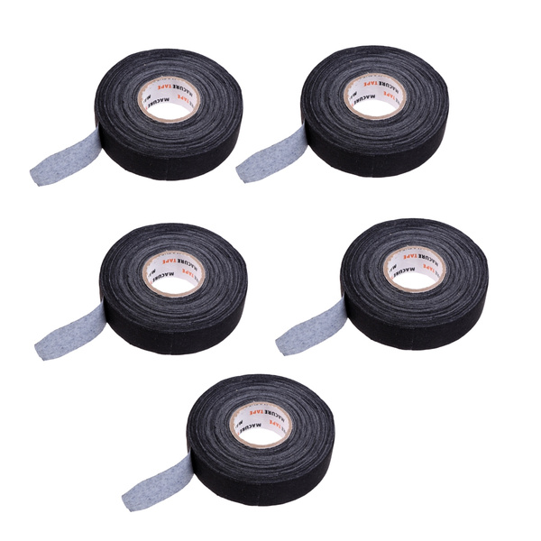 Waterproof Adhesive Ice Hockey Cloth Stick Grip Tape 25mmx22.5m Black