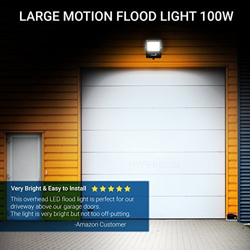 Hyperikon Outdoor Led Flood Light With, Hyperikon Led Outdoor Security Floodlight With Motion Sensor