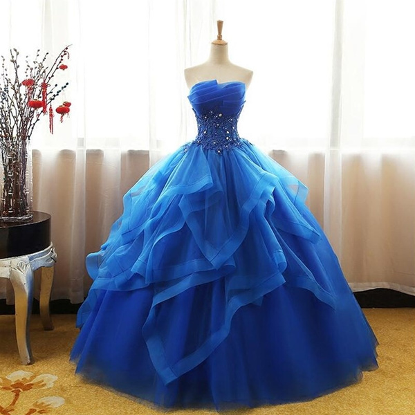 masquerade dress blue