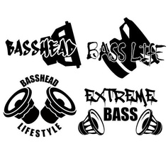 Decal, Bass, Cars, Stickers