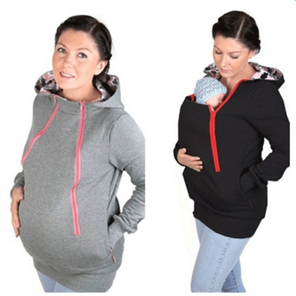 maternity multifunctional kangaroo hoodie