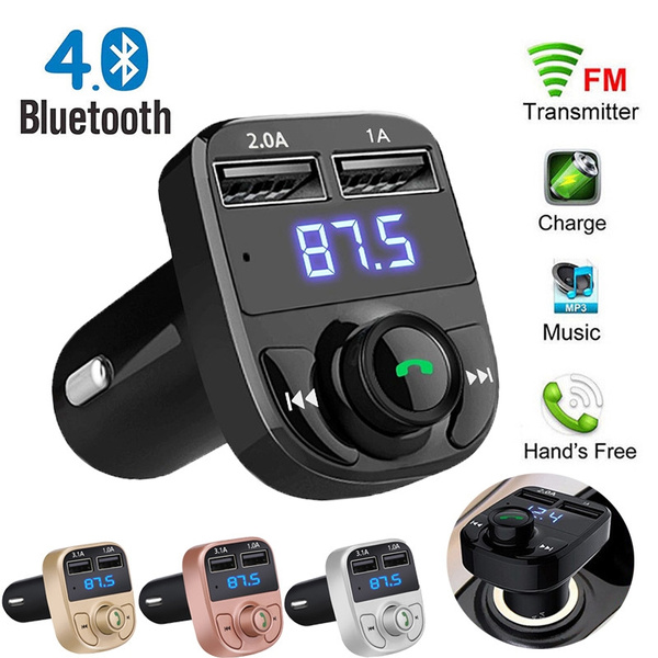 Wireless Bluetooth Auto MP3 Player Sender FM Transmitter Dual USB Ladegerät Kit