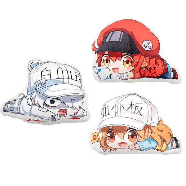 Hataraku Saibou Black Hataraku! Capsule Rubber Mascot: White Blood Cell  - My Anime Shelf