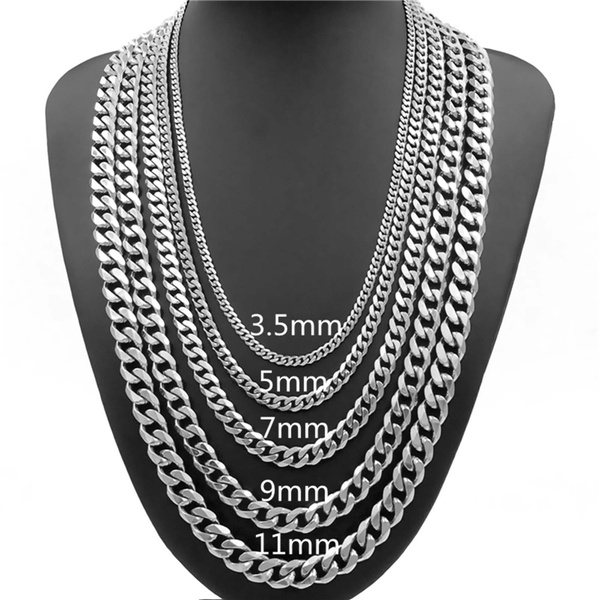 U7 Men's Chain Necklace 22 inches 3Mm Wide 18K-Gold-Plated : Amazon.in:  Jewellery