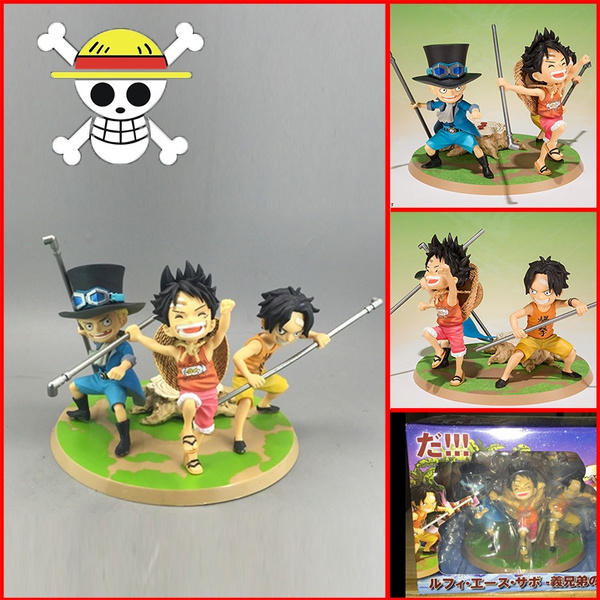 One Piece Luffy, Ace and Sabo figurine