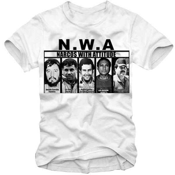 Syndicate T-shirt Nwa Narcos Pablo Escobar El Chapo Cocaine Koks