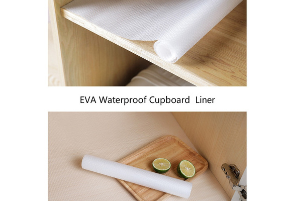 Clear EVA Waterproof Cupboard Cabinet Shelf Drawer Liner Non Slip Table  Cover Mat Non Adhesive Kitchen Home Organization Use