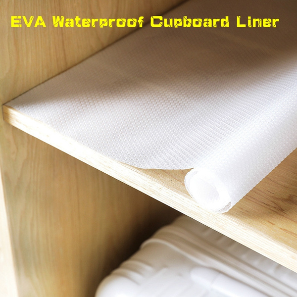 Waterproof Kitchen Drawer and Cupboard Mat Clear EVA Shelf Liner