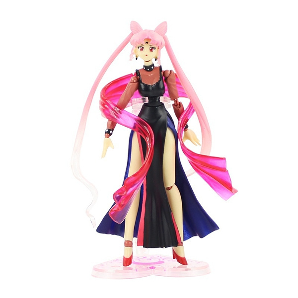 Details about   New Anime Movable Sailor Moon Black Lady Dark Princess Figure Action Model Gift