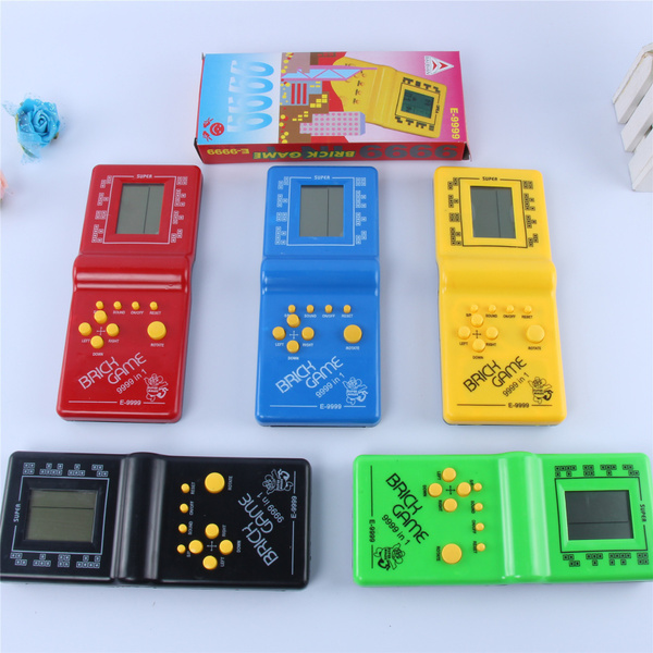 Kids Dazzling Toys Bildungs ​​Tetris Brick Game Machine Weihnachtsgeschenk M TPI 
