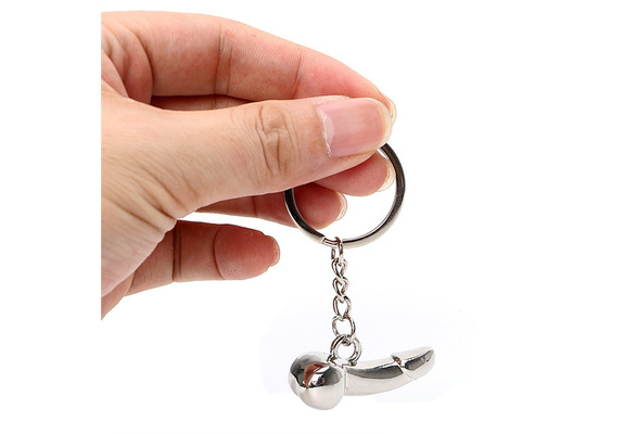 1Pc Creative men penis metal car key chain keyring keychain keyfob DIY gifts _jy 