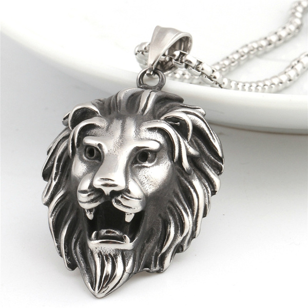 Lion head clearance necklace