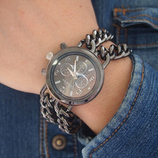 Steel, stainless steel bracelets bangle wriswatch, strapwatch, Chain
