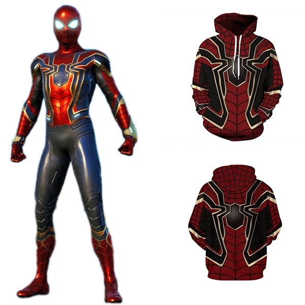 Infinity war iron outlet spider hoodie