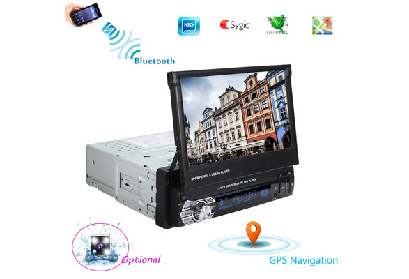 NEUFU 7'' 1DIN Bluetooth Voiture Autoradio GPS Navi Stereo MP3MP5 USB AUX  FM Radio