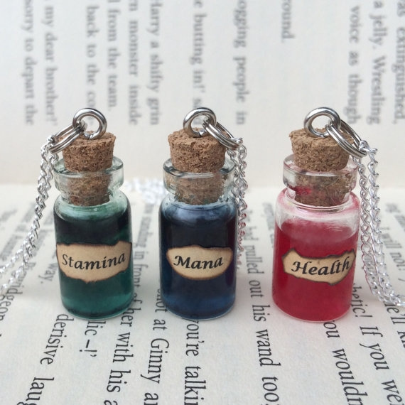 Mermaid Tears Bottle Necklace Glass Cork Potion Vial Charm Blue Liquid  Shimmer Magic Spells Once Upon A Time - AliExpress