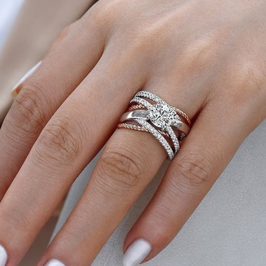 Rose Gold 925 Joyas De Anillo De Plata Esterlina Joyas De En Rose Gold 925 Joyas De Anillo De Plata Esterlina Joyas De En