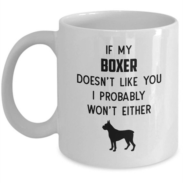 Boxer Mug Funny Boxer Coffee Cup For Dad, Mom, Son, Daughter How