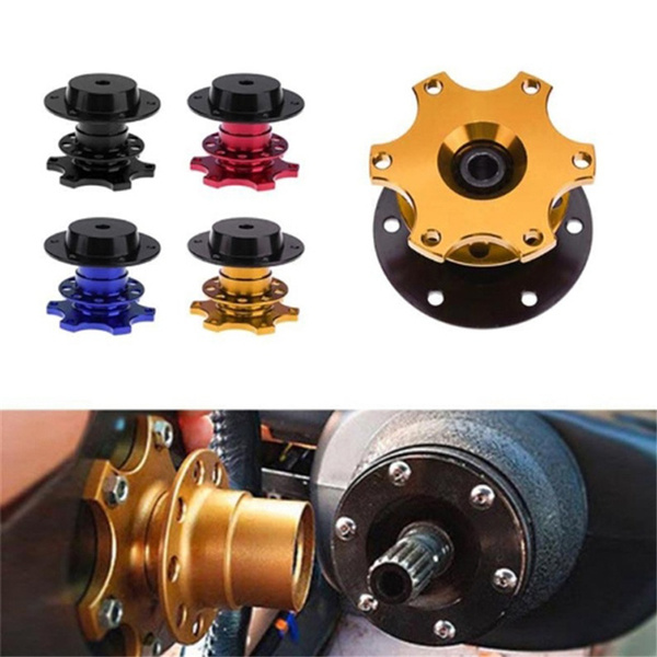 Universal Car Steering Wheel Quick Release Hub Racing Adapter Snap Off Boss  Kits