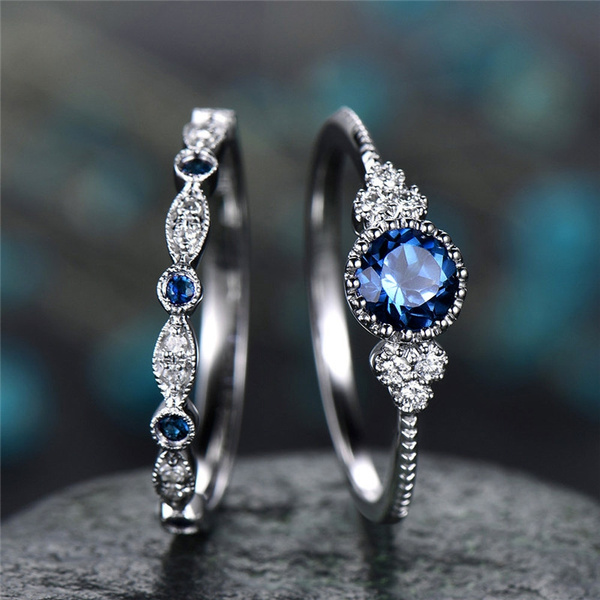 Blue clearance wedding jewelry