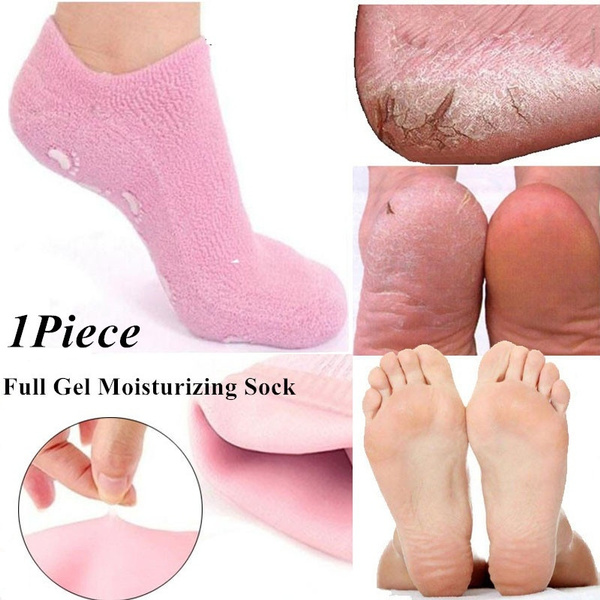 1 Pcs Gel Socks Moisturizing Beauty Foot Feet Skin Care Silicone Sock
