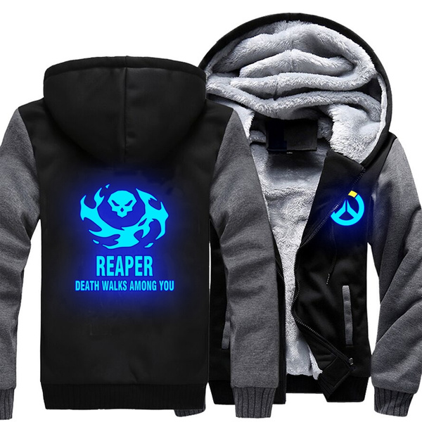 overwatch zip up moletom com capuz