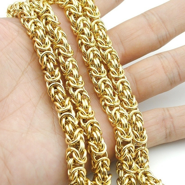 Thick gold clearance plated chain