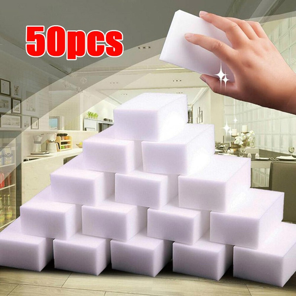 20/50pcs Magic Sponge Eraser Cleaning Melamine Multi-functional Foam Cleaner