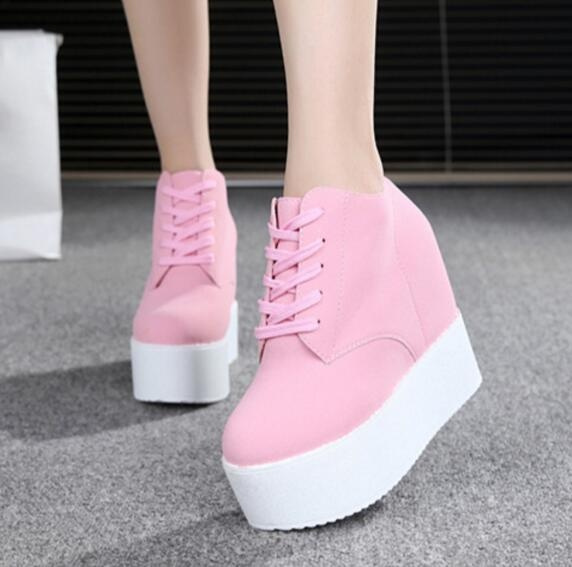 Wedge high heels zapatos mujer Platform 