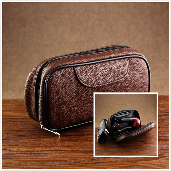 leather tobacco bolsa