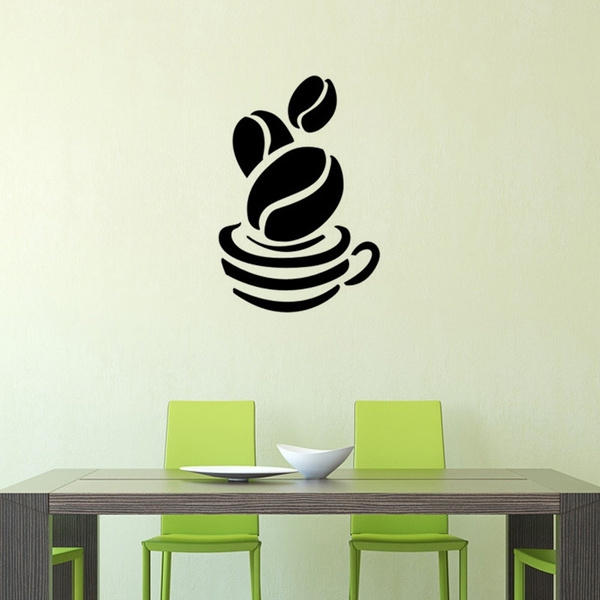Stickers Design tasseetgrainscafe Vinyl wall decals Wish
