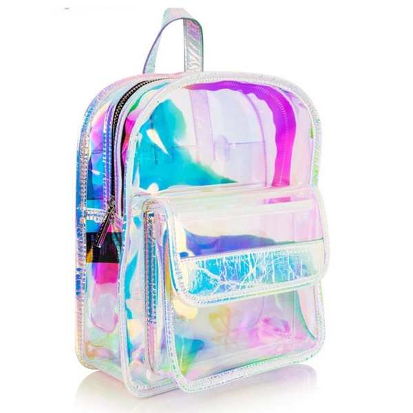 Transparent 2025 holographic backpack