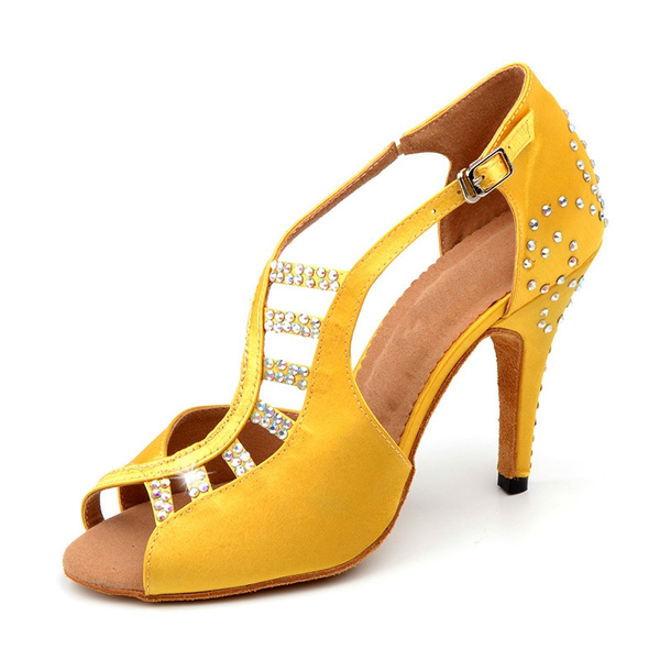 yellow dance shoes