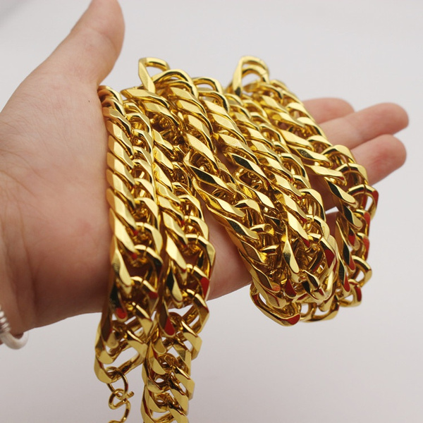 Mens Jewelry 18k Yellow Gold Filled 