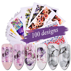 decoration, Nails, nail decals, Flowers