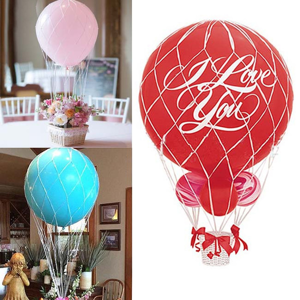 36inch White Balloon Net Balloon Fly Dedicated Balloons Accessories for  Advertising Wedding Party Scene Decoration
