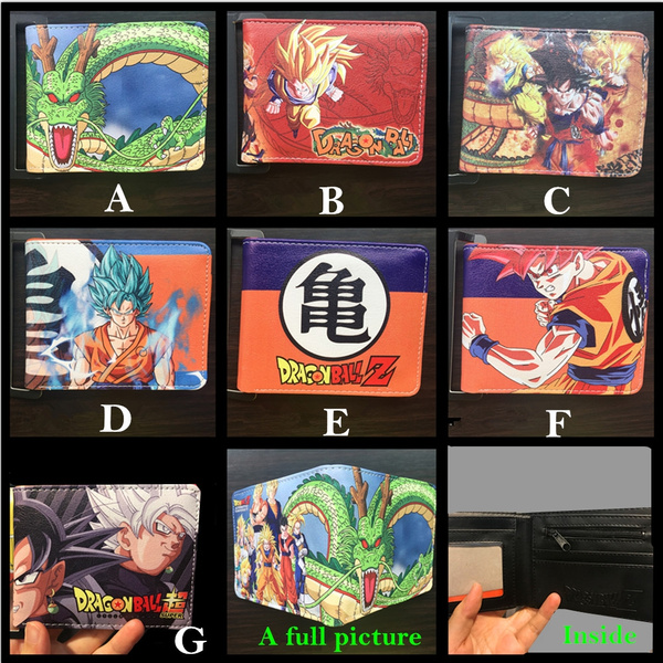 Dragon Ball Z Wallet Dragon Ball Goku Wallet Super Saiyan Wallet Front