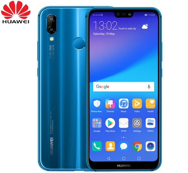 Global Firmware Huawei P20 Lite Nova 3E 4G 64G Smartphones Face ID 5.84  inch Full View Screen Android 8.0 Glass Body 24MP Front Camera