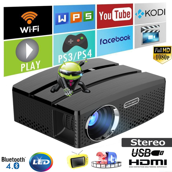 Proyector Portable Wifi Hdmi 3000 Lumens Hd 1080