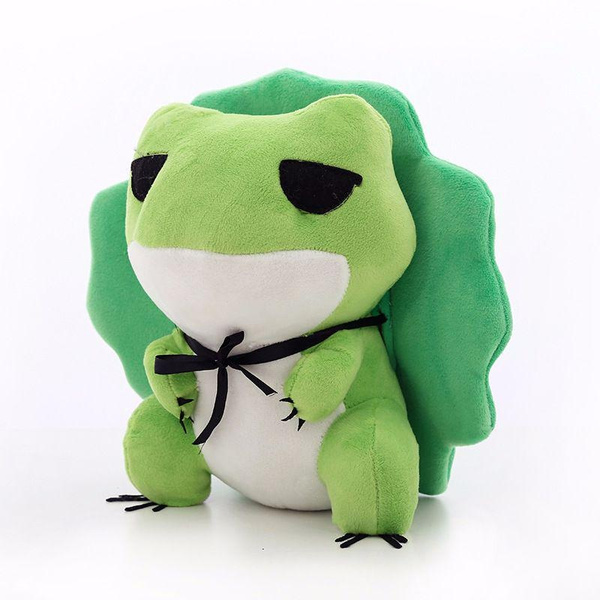 Travel Frog Plush Doll Soft Stuffed Pillow Small Pendant Toys Gifts Cosplay  Cute