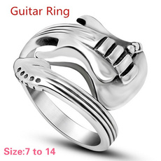 guitarring, titanium steel, Jewelry, unisex