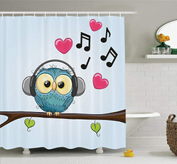cute, Fashion, showercurtainsampenclosurering, Owl
