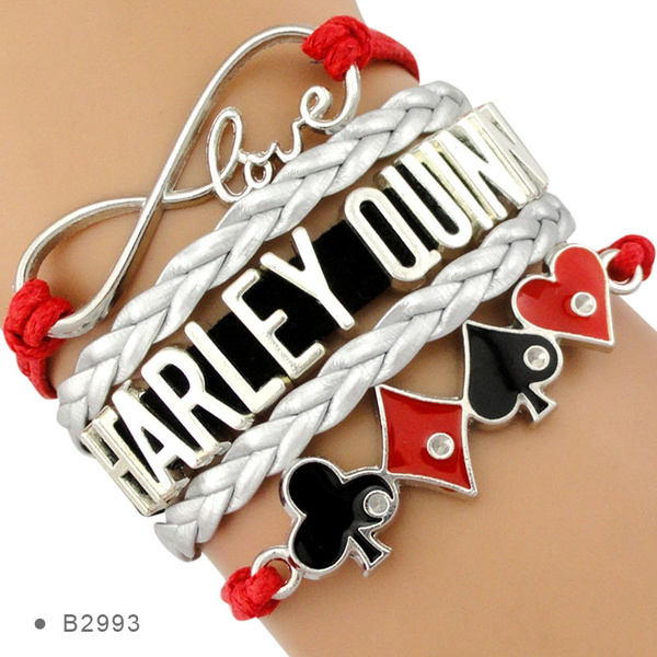 Harley Quinn and Poison Ivy matching bracelets – Lluvia Jewels