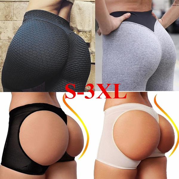 Sexy Women Butt Lifter Shaper Booty Tummy Control Boy Shorts Push Up Bum  Lift Enhancer Buttock Pants S-XXXL