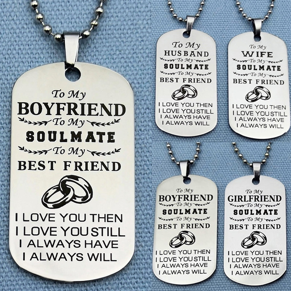 Dog tag ideas outlet for boyfriend