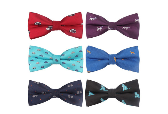 Lovely Cartoon Bowtie For Men Polyester Jacquard Animal Bow Tie For Wedding Business Lovely Cartoon Bowtie For Men Polyester Jacquard Animal Bow Tie For Wedding Business
