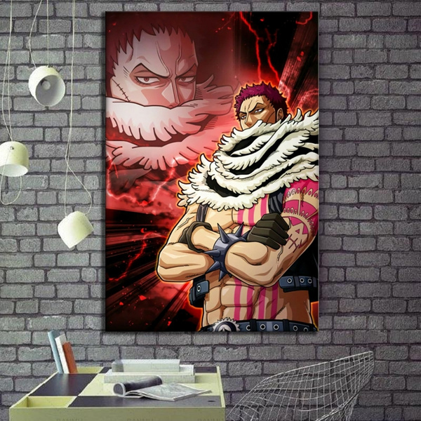 Katakuri One Piece Anime Pôsteres para Crianças, Modern Home