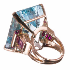 Blues, DIAMOND, emeraldring, ladiesring