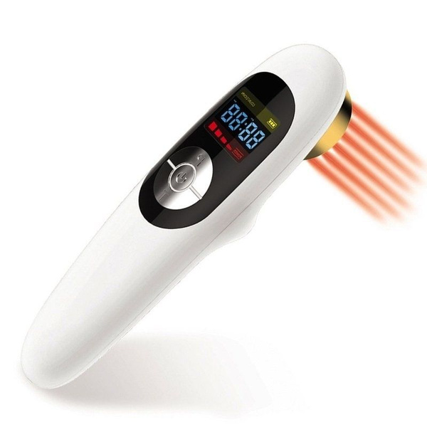 KTS 4x808nm Laser Therapy Device for Sport Injury Back Pain Neck Wrist Body  Pain Relief Machine with Protective Glasses 2600mAh